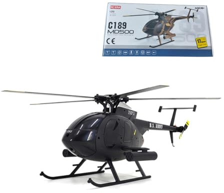 APAP RC-Hubschrauber, MD500 C189 1/28 4CH Einmotoriges Hubschraubermodell (RTF Version)