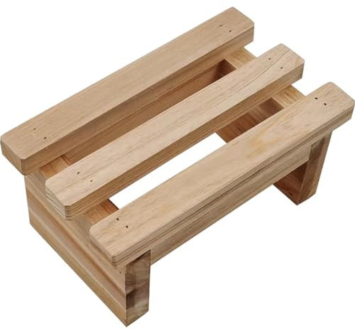PRETYZOOM Taburete bajo de Madera Taburete cambiante Escalera una Escalera para niños Muebles s de Cocina de Madera pequeño de Planta en Maceta Expositor