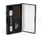 Josh Wood Colour Teinte de racines marron foncé avec brosse à deux extrémités et miroir compact – Poudre de satin légère, non grasse, alternative non colorée pour couvrir temporairement les cheveux