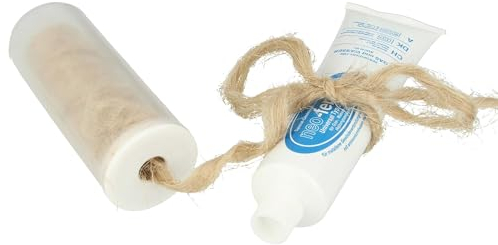 tecuro Hanf/Dichtungsflachs 80 g mit Neo-Fermit Dichtpaste 150 g - für Gas- Wasserinstallation