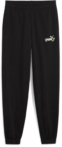 PUMA Mädchen Flaming Love Sweatpants TR G Gestrickte Hosen, PUMA Black,