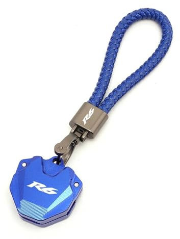 SiMuRYP Schlüsselgehäuse aus Aluminiumlegierung Für R6 R-6 YZF R3 YZFR3 Schlüsseletui, Schutzhülle, Schlüsselanhänger, Schlüsselanhänger, Schlüsselanhängerhalter, Motorrad-CNC-Zubehör(Blue 1 set)