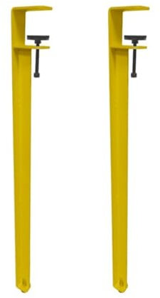 Gambe for Mobili A Forma Di F,Gambe for Tavolo Con Morsetto In Metallo,Gambe for Tavolini Da Caffè,Gambe for Bar,Per Console for Mobili Fai Da Te,Design Senza Punzonatura for Proteggere Il Desktop,Con