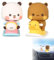 QTTRPCU 2 Stück Bubu Dudu Wackelfigur Auto, Dudu Bubu Wackelkopf Car Geschenk, Panda-Bär Kawaii Auto Deko Ornament für Kinder Mädchen Jungen Büro Desktop Zimmer Dekoration