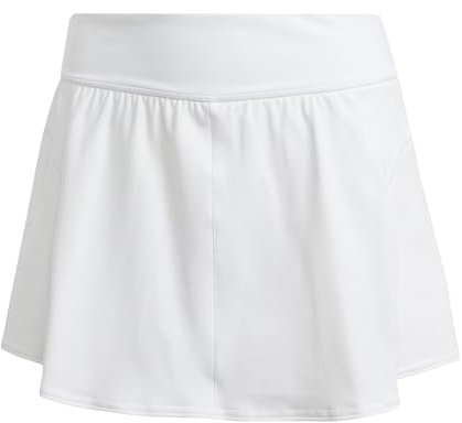 adidas Women's Tennis Climacool Match Skirt, White, S