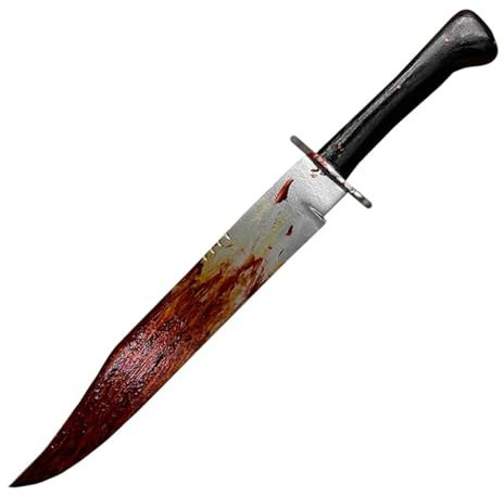 Rob Zombie's Halloween II - Michael Myers Blutiges Jagdmesser - Requisite aus Kunststoff - Kostüm-Zubehör Halloween & Horror-Party
