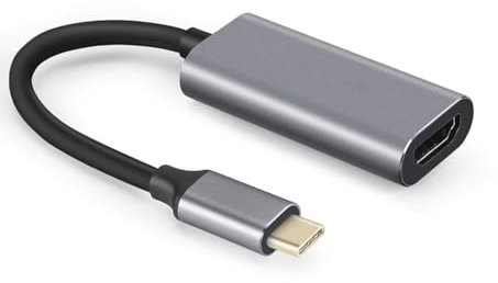 USB C to HDMI Adapter, Type c to HDMI 4K Adaptor (Thunderbolt 3/4 Compatible) with Video Audio Output for iPhone 16 15, MacBook Pro/Air, Galaxy, Tablet and More (4K@30Hz)