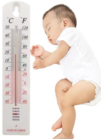 Monitor Della Temperatura - Indicatore Di Monitoraggio Del Misuratore Di Temperatura, Termometro Ambientale Portatile | Misuratore Di Temperatura Interna Da Parete Per Uffici, Magazzini, Case, Serre,