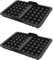Ayizhiniu 2pcs Moules à Gaufres Belges en Silicone, Moule à Gaufres Silicone Gâteau, Accessoires pour Gaufres Belges, Moule à Gaufres en Silicone pour Friteuse à air AF400EU, AF451EU