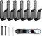 CANGCANG 6 pièces Support Skateboard Mural,Fixation Murale de Skateboard,Porte Ski étagère Murale Snowboards Display Rack,Planches Comme Skateboards, Longboards, Wakeboards Et Rollers
