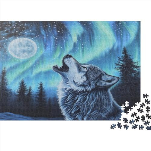 Wolf Puzzle 1000 Teile Für Erwachsene Und Kinder Ab 14 Jahren Für Stressabbauer Puzzel 1000pcs (75x50cm)