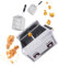 Glowdora Friggitrice A Gas Industriale 2x10l, Friggitrice A Gas Professionale in Acciaio Inox con Cestello per Patatine Fritte, Adatta per Cucine Domestiche, Ristoranti, ECC.