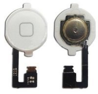 Rmacx Yooshop Abdeckung für Home-Button und Home-Button, für iPhone 4, Weiß