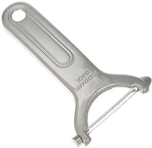 Westmark 6096RT60 Couteau à julienne Retro-Quick-Spécial en aluminium/inox, Argent, 12,8 x 7,7 x 1,5 cm