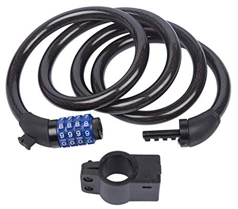 BlueSpot 77072 1.5 m x 15 mm Combination Cable Lock