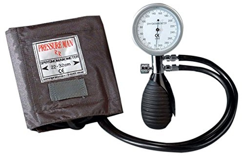 Pressure Man II E3 1078 Haken-Manschette, Blutdruckmesser, Grau