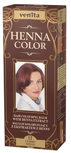 Venita Henna Color Haarfärbemittel, 12 Kirsche, 75 ml