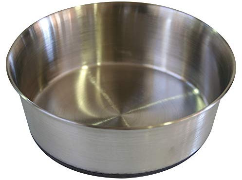 CROCI Bol pour Chien en Acier Dur en Caoutchouc 1,0 L 16 cm