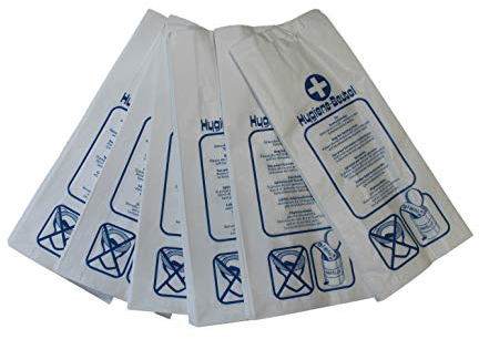 Hygienebeutel aus Papier gefädelt (200 Stück)