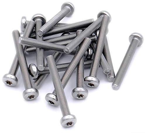 Lot de 10 vis M5 (5 mm x 60 mm) TX Pan (boulon) – Acier inoxydable (A2)
