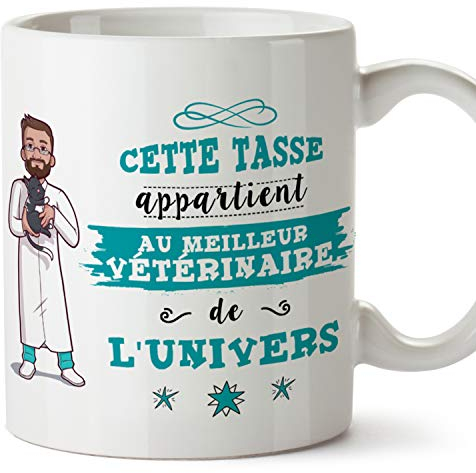 Mugffins (Tasse in Französisch) Tierarzt 350 ml besten der Universum
