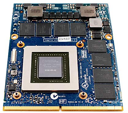 Original GDDR5 8GB Graphics Video Card GPU for Dell Alienware 13 14 17 18 R1 R2 R3 M17X R4 R5 M18X R2 R3 Gaming Laptop, NVIDIA GeForce GTX 880M N15E-GX-A2 Upgrade Replacement Parts