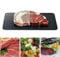 MantraRaj Defrosting Tray, Aluminium Meat Thaw Plate with Grooves & Spill-Proof Silicone Angles, Defrosting Board Kitchen Accessories for fast Thawing Frozen Foods - Non-Stick 21 x 30 x 2.1cm