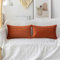 UGASA Fall Decor Pillow Cover, Cable Knit Throw Cover, Chunky Knitting Oblong Cushion Pillowcases for Lumbar, 1 Piece (12x20, Rust)