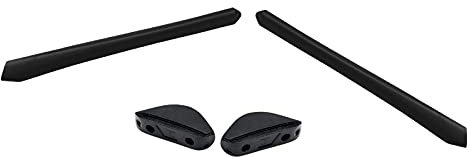Millersawp Crosslink Zero Replacement Rubber Kits Compatible with Oakley Sunglass-Black
