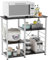 SogesHome Scaffale da Cucina Organizzatore per Cucina Supporto per Forno a Microonde per Cucina e Soggiorno, 90 x 40 x 83 cm