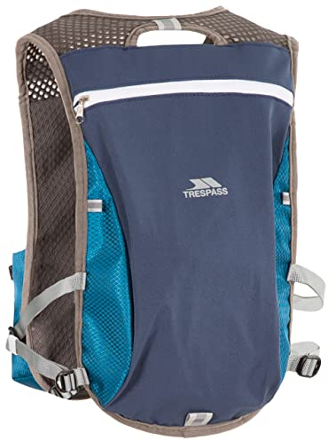 Trespass Running Rucksack Bottle Straps Zipped Pockets Rasu