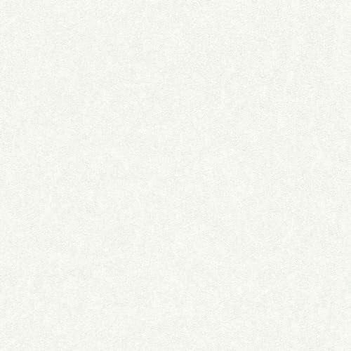 Profhome Struktur Tapete 935826-GU Vliestapete weiß 0,70 m x 10,05 m / 7,035 m2