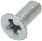 AERZETIX - C59619 - Satz von 100 Metallschrauben M2.5x6 mm mit senkkopf PH1 - DIN 965 - aus kohlenstoffstahl - härte 4.8 - verzinktes finish - zur befestigung von schrauben schraubendreher montage