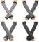 PFLYPF 4-Paar fingerlose Handschuhe, Armwärmer, Handprotektor mit Daumenloch, Ellbogenwärmer, modische passende Handschuhe für Männer und Frauen