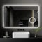 EMKE® 7 in 1 Badspiegel mit Beleuchtung 100x60cm Badezimmerspiegel 3000K/4000K/6500K Touch+Dimmbar+Beschlagfrei+3X Kosmetikspiegel+Bluetooth Energiesparend IP44 Einfach Installation Wandspiegel