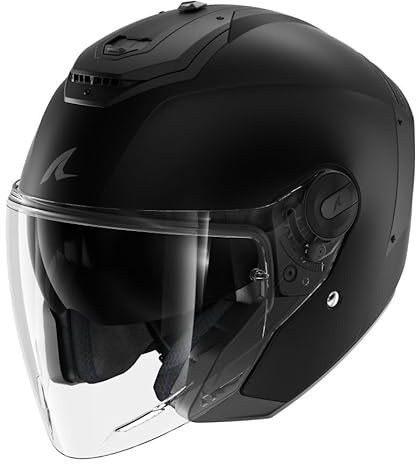 SHARK, Jet-Motorradhelm RS JET BLANK Matt Black, L