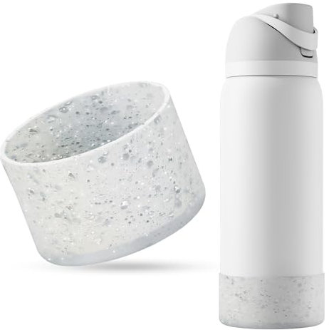 REUZBL Glitter Boot for Owala Free Sip 32 oz Bottles | Ultimate Silicone Sleeve Protection for Owala | Dent and Dent Protection Accessory with Enhanced Glitter Flakes