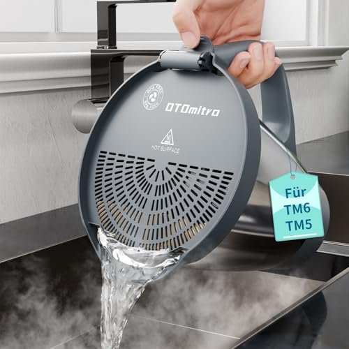 OTOmitra Passoire à pâtes pour Thermomix TM6 TM5, aide à égoutter et protection anti-éclaboussures, passoire à pâtes sans BPA, passoire pour légumes, assiette de pesée, accessoires Thermomix, passe au