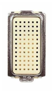 Ronzatore 220V 230V, Buzzer, Modulo bianco, Compatibile Con BTicino Magic, frutti, interruttori, pulsanti, deviatori, dimmer, sensori, PIR, buzzer, Per Placche originali e compatibili