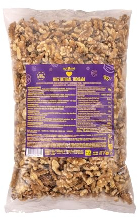nut&me Natural Walnut Pieces 1 kg | High in fibre and Omega 3, keto, large pieces, perfect for snacking, savoury recipes and everyday cooking