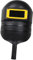 Milageto Máscara de soldadura de mano, pantalla de soldadura de mano, antisalpicaduras, resistente a impactos, de protección laboral, protector facial, Negro