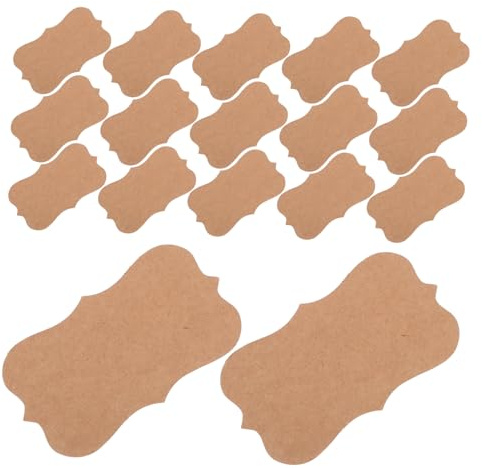 Artibetter 100 Stück Blanko Visitenkarten aus Kraftpapier Kleine Notizkarten Mini Karteikarten für Rezepte Einladungen Dankesschreiben Kompatibel mit Verschiedenen Schreibgeräten