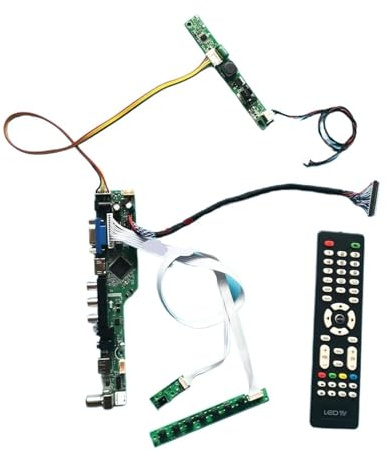 BCHGTRDR for LTM220MT09 LTM220MT12 Driver Controller Board 1680×1050 USB+AV+HDMI+VGA Kit Display LCD Fai da Te TV Segnale Analogico 22 30 Pin LVDS(for LTM220MT09)