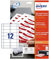 Avery L4726-20 Namensschild-Einsteckschilder 40 x 75 mm