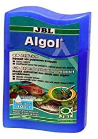JBL Conditionneur d’Eau Contre les Algues dans les Aquariums d’Eau Douce, Algol, 100 mL pour 400L
