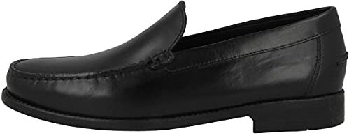 Geox Homme U New Damon A Mocassins, Black, 40 EU