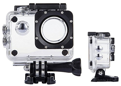 TEKCAM Action Cam Schutzhülle Gehäuse Wasserdicht Hülle für AKASO EK7000/Jadfezy/Apexcam/GOOKAM/Vemont Unterwasser Action Cam