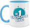 Tasse Tassen 325ml - Statement Sprüche - Epischer Sieg | Geschenk für Gamer | Zocker Geschenk | Zocken Geschenkidee - 325 ml - Hellblau - sieger becher spruchtasse sarkasmus geek kaffeetasse