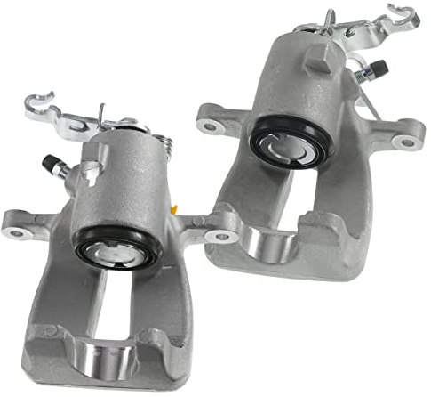 Frankberg 2x Pinza Freno Pinza del Freno Posteriore Fusione di alluminio Compatibile con A3 8P1 A3 Cabriolet 8P7 A3 Sportback 8PA Replace# 1K0615423L