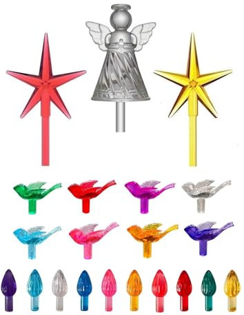 YiKitHom Ceramic Christmas Tree Replacement Lights Bulbs